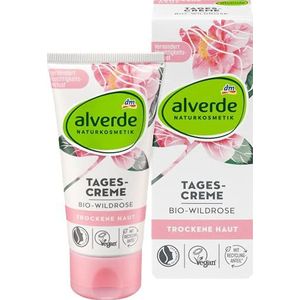 alverde NATURKOSMETIK Dagcrème biologische wilde roos - 50 ml