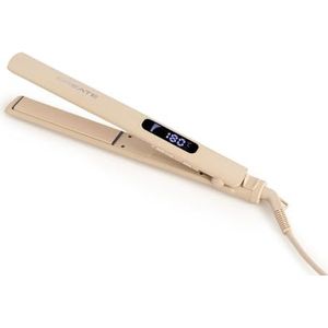 CREATE Ceramic Style Slim Stijltang met keramische coating, digitaal display, 9 temperaturen, 360 graden grijze kabel, stijl- en krulfunctie, 45 W