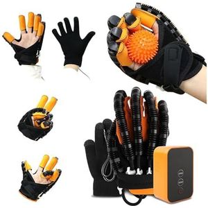 Robot Handschoen voor Revalidatie, Herstel na Beroerte - Draagbare Vinger Trainer met 5 Krachtstanden & Spiegeltherapie - Revalidatiehandschoen voor Verlamming en Artrose