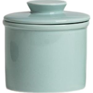 Porseleinen Boterpot - Moderne Ronde Boterpot - Keramische Boterhouder met Deksel