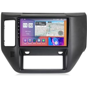 9 inch touch screen multimedia speler bluetooth autoradio voor Nissan Patrol 2004-2021 Android 12.0 Car Stereo gebouwd carautoplay ondersteuning stuurwielbediening wifi 4g gps navigatie (Size : 4+WIF