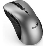 GENIUS MUIS: ERGO 8100S AI draadloze ergonomische stille muis - zilver