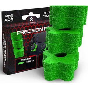 ProFPS Precision Rings – Geschikt voor PS5, PS4 & Xbox Controller – 6x Soft+ Ringen – Gaming Accessoire voor Meer Precisie & Controle – eSports Goedkeuring – Schuimrubber met Antislip Grip