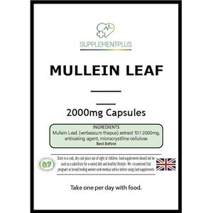 Mullein Leaf 2000mg (60 capsules)- Supplementplus