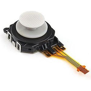 Zilveren Vervangende 3D Knop Joystick Analoge Rocker met Cap voor Sony PSP 3000 3001 Reparatie Deel