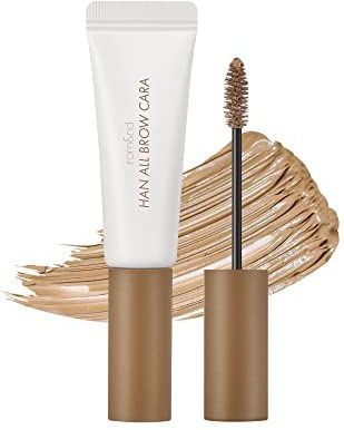 rom&nd HAN ALL BROW CARA 4 kleuren Waterdicht, matte afwerking, langdurig, volumiserend, geen schilfering, eenvoudige reiniging 9 g, 04 oz (04 MERRY BLONDY)