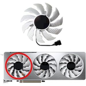 Vervangende ventilator voor GIGABYTE voor GeForce RTX3070 LHR 8GB voor VISION grafische kaart(Left fan)