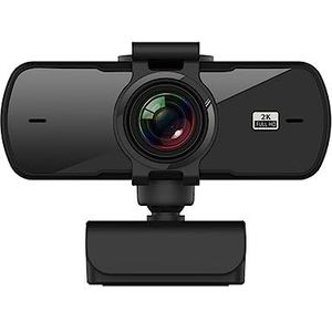 Webcam, Webcam 2K Full HD 1080P Web Camera Autofocus Met Microfoon USB Web Cam for PC Computer Laptop desktop Webcamera,voor livestreaming, videogesprekken en conferenties(1PCS)