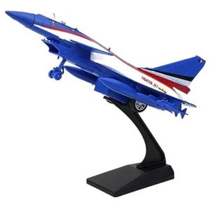 Speelgoed Bureau Cadeau Voor Jongens Mensen die alleen thuis zijn Legering J-10 Vechtermodel Akoestisch-optisch Return Force Vliegtuigmodel