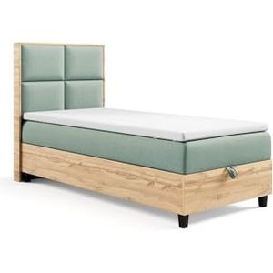 Best For Home Boxspringbed met bedkast Trinity K-2 Plate Single Bonell binnenvering incl. Topper