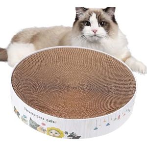 ARTSIM Krabplank voor katten, Krabplank voor katten - Rond kattenkrabkussen - Ronde krabmat voor kleine katten, krabplank voor huisdieren voor interactieve training