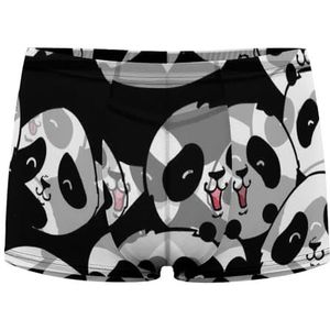 Leuke Panda Heren Boxer Slips Sexy Shorts Mesh Boxers Ondergoed Ademend Onderbroek Thong