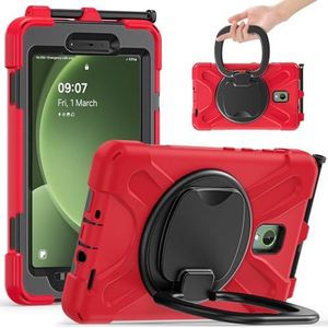 Tabletbescherming Case Compatible with Samsung Galaxy Tab Active 5 8inch SM-X300, Shockproof Sturdy Cover with Kickstand,Bracket Handle, Tablet Heavy Duty Case Compatible with Samsung Galaxy Tab Acti