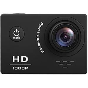 Actiecamera, Waterdichte Sportcamera Motorfiets Helm Sport DV Duikcamera Videocamera 1080P Sportcamera(AT-03H)