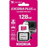 Kioxia - Exceria Plus G2 - Geheugenkaart - Roze - 128 GB - U3 - UHS-I