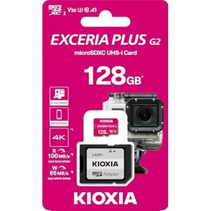 Kioxia - Exceria Plus G2 - Geheugenkaart - Roze - 128 GB - U3 - UHS-I