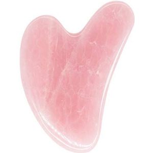 AOVIOANDY Gua Sha Massage Tool Rozenkwarts Jade GuaSha Facial Tool, Gua-Sha Steen voor Nek Lichaam SPA Acupressuur Schrapen Massage Trigger Point Behandeling