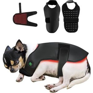 FXNFXLA Rode Infrarood Lichttherapie Riem Huisdieren, Anti-Lik Draagbaar Zelf-Getimed Rood Lichttherapie Apparaat, Voor Honden Gewrichtspijn Verlichting, Fractuur Genezing, Wond Genezing