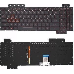 Laptoptoetsenbord voor ASUS voor Flying Fortress 5/6/7 FX95G FX95D FX705 FX504 FX505G FX80(R single backlit)