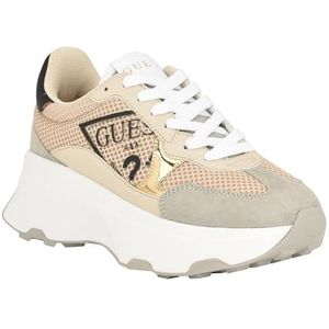 GUESS Calebb Sneaker voor dames, Zandsteen 103, 8.5 UK