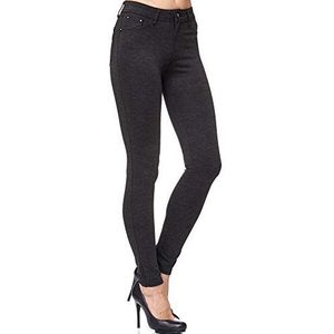 Elara Dames Stretchbroek Skinny Fit Jegging Chunkyrayan Zwart H92 44