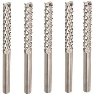 Numerieke controle, graafmachine, boor, boor 5 stuks 3,175x22mm hardmetalen frees for CNC PCB-gravering en houtfreesbits