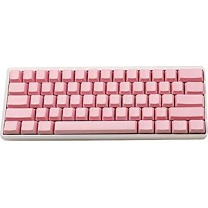 Lege Dikke PBT OEM Profiel 61 ANSI Keycaps voor MX Schakelaars Mechanisch Toetsenbord (Roze)