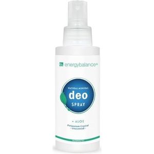 EnergyBalance Aluminiumvrije deodorantverstuiver, aluin deodorantverstuiver met organische aloë 100 ml
