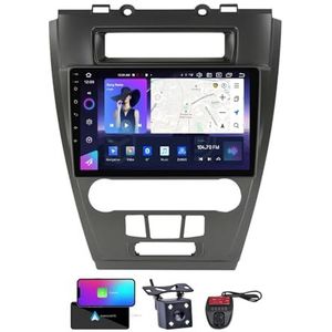 Android 13 QLED Autoradio voor Ford Mondeo 2009-2012 - Ingebouwde DSP/Carplay/Android Auto - Camera + DVR - 9 inch 2 Din - Stuurbediening - FM AM RDS DAB Radio - BT 5.0(NF-6)