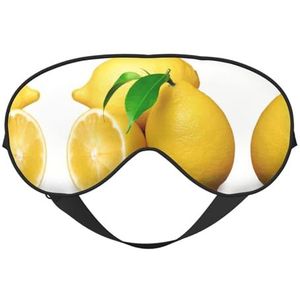 Citroen Slaap Oog Mas Bijgewerkt Ontwerp Licht Blokkerende Night Eye Blinder Mannen Vrouwen Shift Werk Reizen