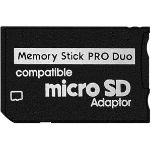 USB-stickadapter - Micro SD naar Pro Duo MagicGate Geheugenkaart - Compatibel met PSP 1000/2000/3000