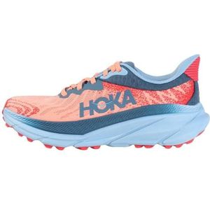 HOKA ONE ONE W Rincon 3 Sneaker voor dames, Papaya Real Teal, 37.5 EU