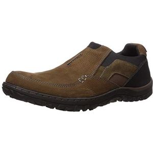 Nunn Bush Men's Quest Slip On Rugged Casual Loafer, Tan Multi, 11 Wide