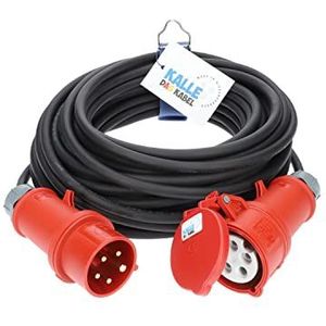 Showtec Cable alargador 3 x 32 A 380 V 50 m / 5 x 4 mm 