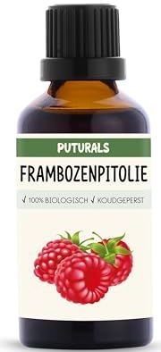 Puturals Frambozenpitolie 100% Biologisch - 50ml - Koudgeperst en Puur - Raspberry Seed Oil voor Huid en Haar