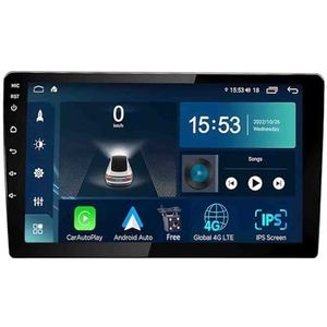 Android 14.0 2 Din Autoradio 9"" Touchscreen Auto Stereo voor Fiat 500L 2012-2017 met Draadloze Carplay Android Auto GPS navigatie AHD Omgekeerd beeld Stuurwielbediening(S-5(6G+128G))