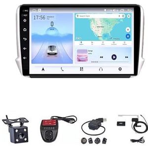 9 Inch Android Auto Radio Multimidia Speler Voor Peugeot 2008 208 Series 2012-2018 GPS Navigatie WIFI Bluetooth Carplay Android Auto Stereo Radio GPS(4G+WIFI 2G+32G)