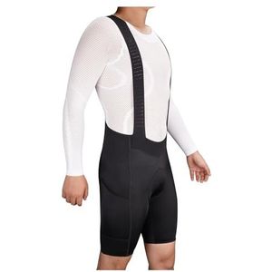 Fietsen Shorts Heren Fietsen Bib Shorts met Zakken Mannen Vrouwen 6H Ride Pro Team Fietsen Shorts Dunne Foam Hoge Dichtheid Pad MTB Road, 1 kleur, Asian-XXL