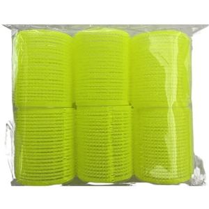 Haarrollers 6 stuks zelf-grip haarrollers set hitteloze haarkrulspelden voor lang, medium en kort haar krulspelden (kleur: 4,8 cm x 6 stuks)