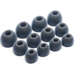 Okuli 12 x Siliconen Oordopjes Puntje voor JBL Live Pro 2 Oortelefoons Hoofdtelefoons in Blauw