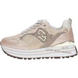 Liu Jo - Maxi Wonder 73 - Sneakers - Roze - Leer - Glitter en Technische Stof