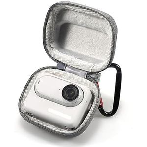 Draagtas Sport Camera Tas Voor Voor Insta360 GO3 Mini Beschermende Organizer Met Voering Fleece Reizen Box Camera Tas Accessoires, Grijs, 8*7.1cm, Tas Organizer