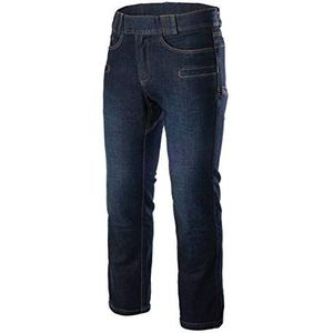 Helikon-Tex Heren Grayman Tactical Jeans Slim Denim Mid Dark Blue maat 32W / 32L
