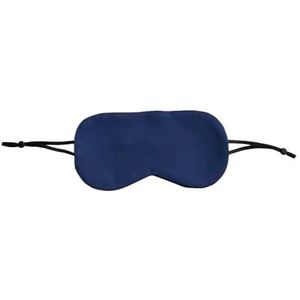 Summer Thin Eye Mask Adult Soft Blindfold Smooth Eyeshade For Sleeping Travel Yoga Elastische Band (Donkerblauw, 1 stuk)