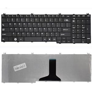 Laptoptoetsenbord voor Toshiba voor Satellite C650 L650D L660 L655 L650 L750 L755 C655 C660(Black)