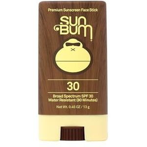 SUN BUM SPF 30 Sunscreen Face Stick (0,45 oz), geel van Sun Bum