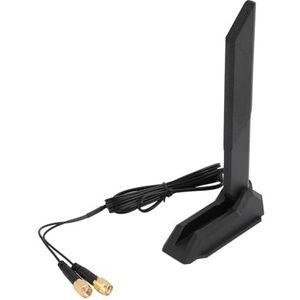 WiFi-antenne, Flexibele Kabellengte 140 Mm 2.4G 5.8G 6G 12dBi High Gain SMA-connector Plug en Play WiFi-verlengantenne voor Draadloze Netwerkkaart