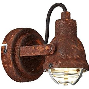 BRILLIANT lamp Bente wandspot roestkleurig 1x PAR51, GU10, 4W, geschikt voor reflectorlampen (niet inbegrepen) | Schaal A ++ tot E | Draaibare kop