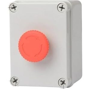 Toetskast voor binnen en buiten, noodstopschakelaar, energie-resetalarm, ijzeren deurmotor, elektrische besturingsbox (lavendel)