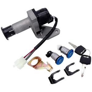 Voor 50CC 125CC 150CC GY6 Scooter 4-pins Stekker 1 Set Motorfiets Contactsleutels Motorfiets Contactslot